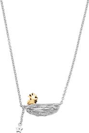 Crislu x Peanuts® Woodstock's Nest Pendant Necklace