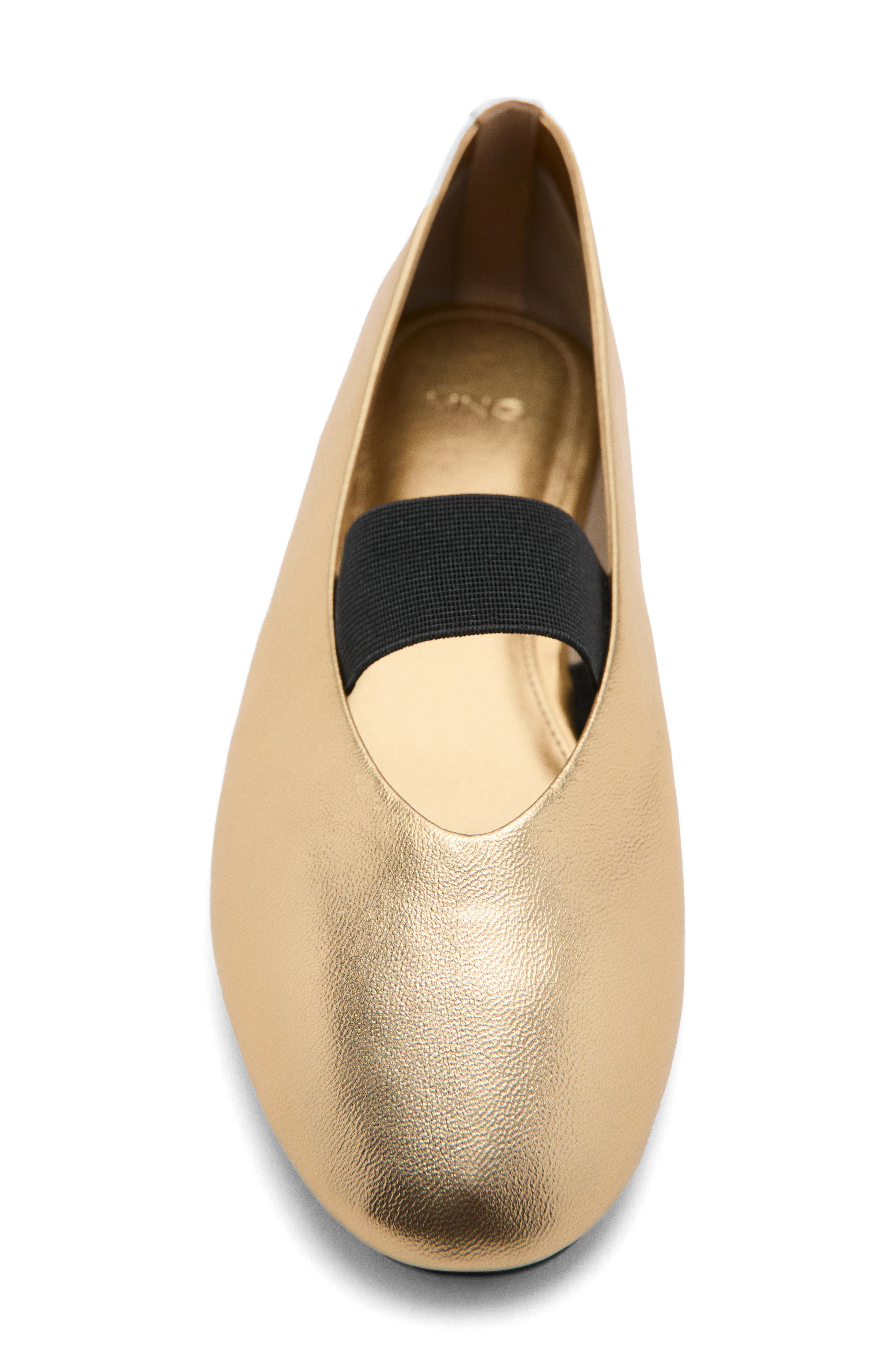 Mary Jane Flat, Alternate, color, GOLD
