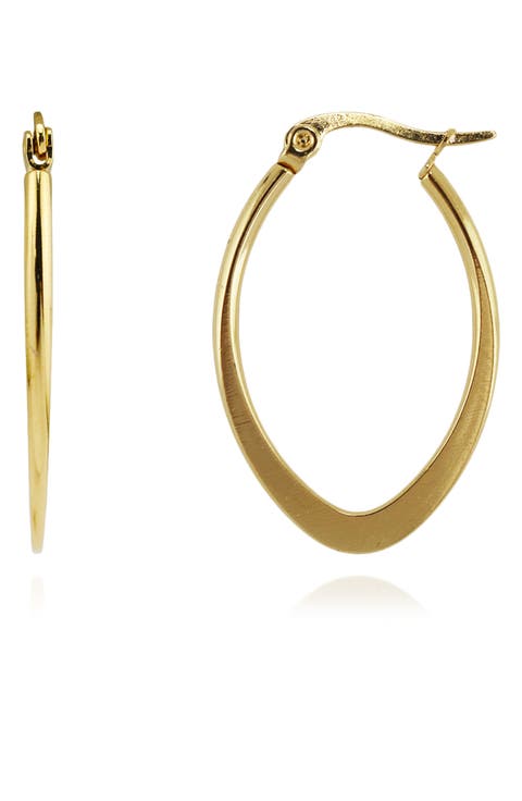Oval Hoop Earrings