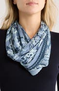 NORDSTROM RACK Pleated Satin Scarf