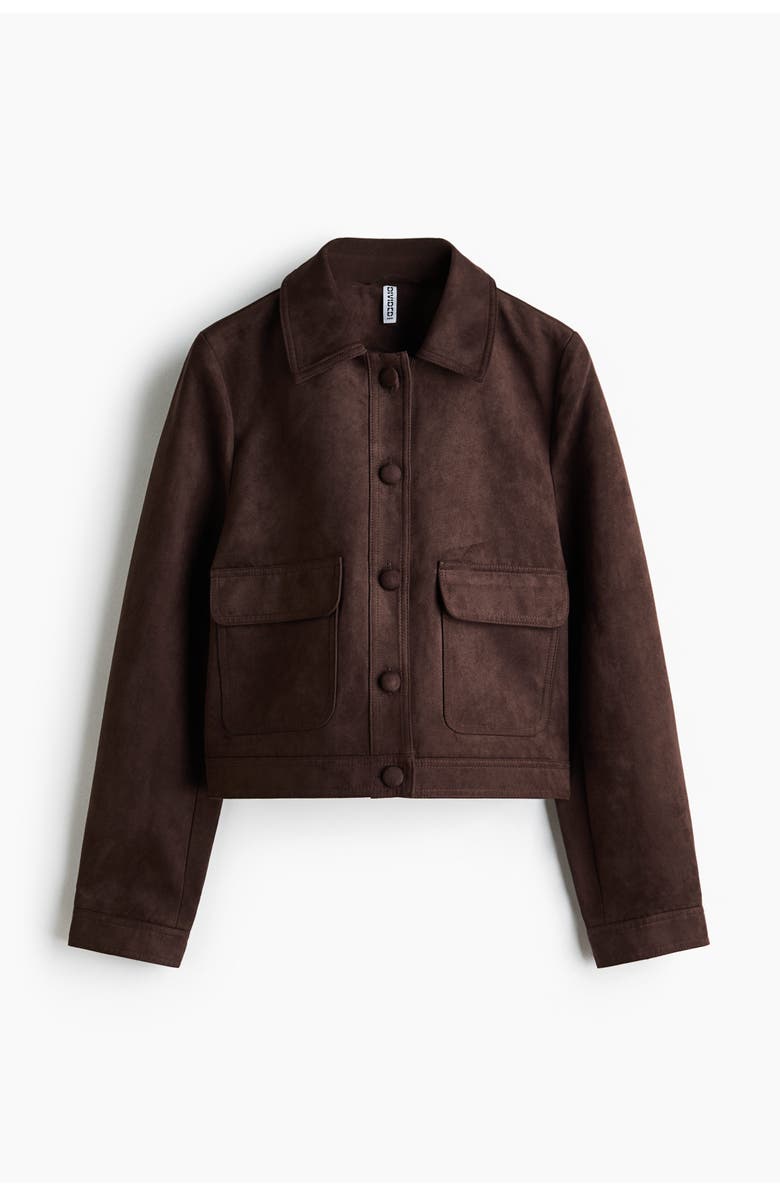 H&M Jacket, Main, color, Dark Brown
