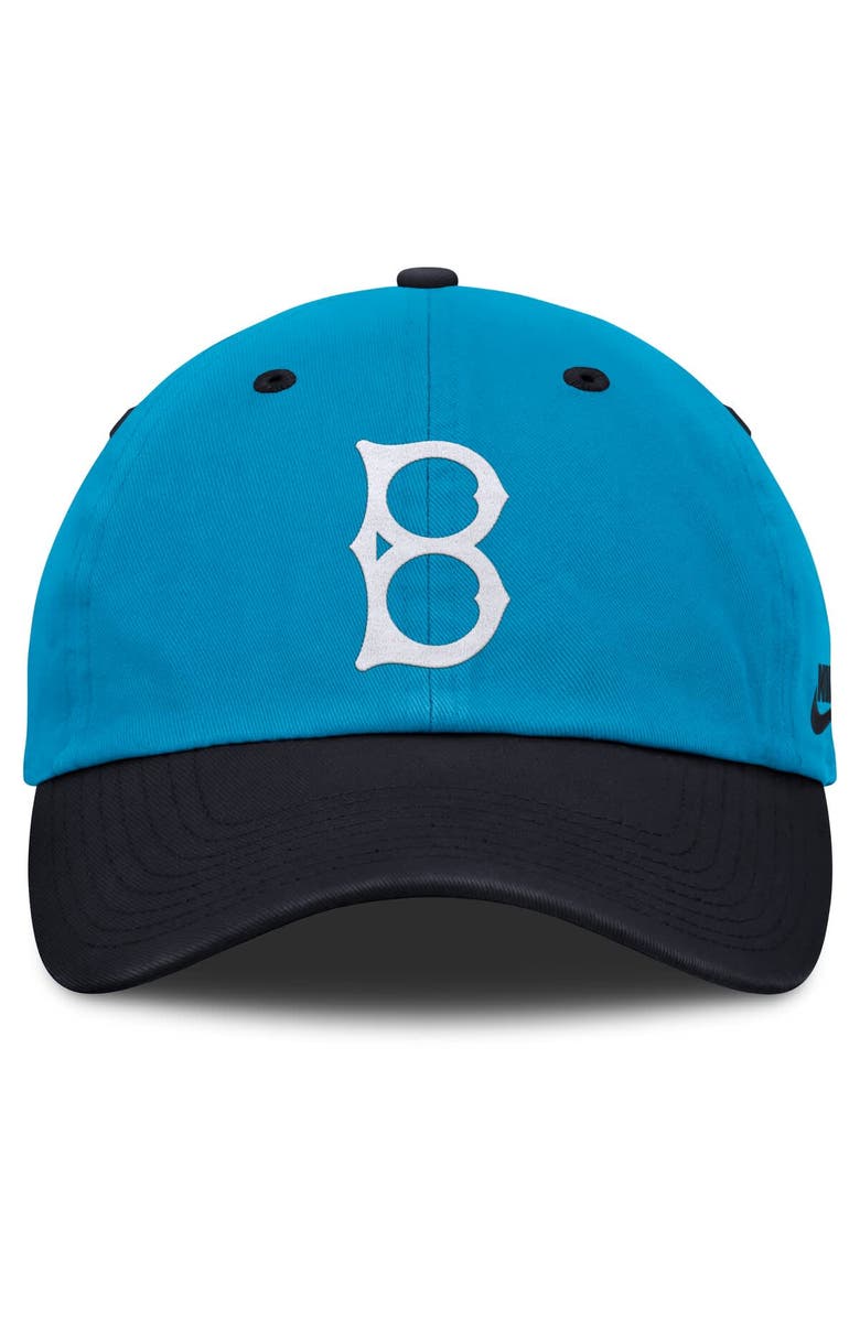 Nike Men's Nike Blue/Navy Brooklyn Dodgers Neon 90s Club Adjustable Hat, Alternate, color, Blue