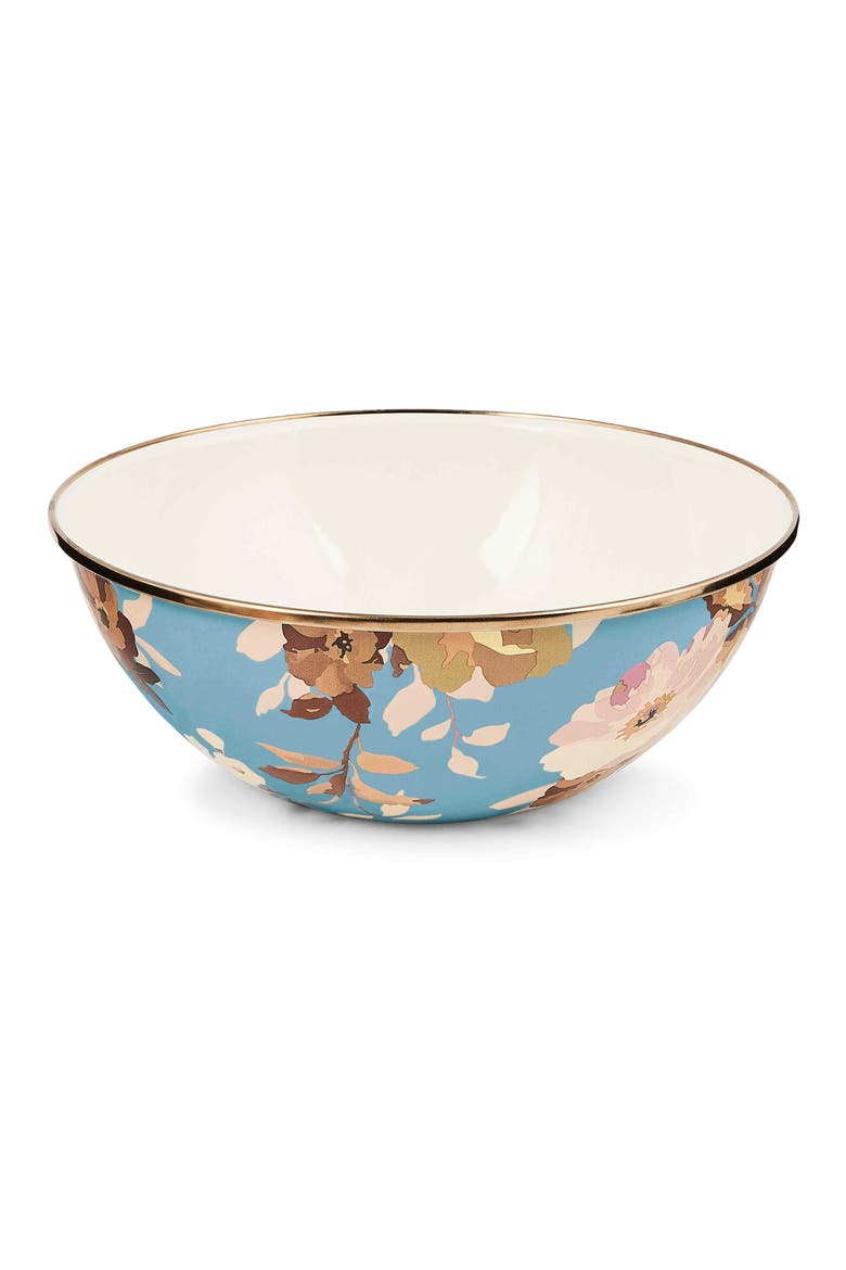 Wild Rose Slate Medium Everyday Bowl, Main, color, BLUE