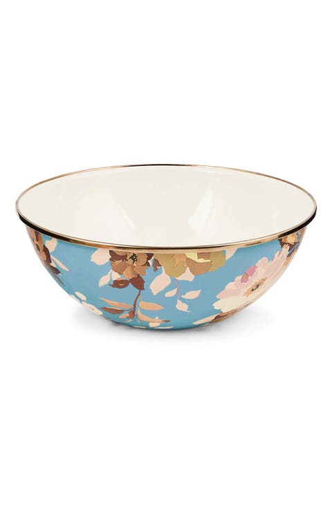 Wild Rose Slate Medium Everyday Bowl