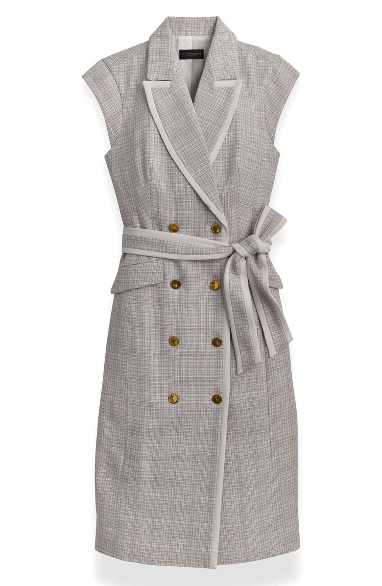 Donna Karan New York Mélange Tweed Dress, Alternate, color, 