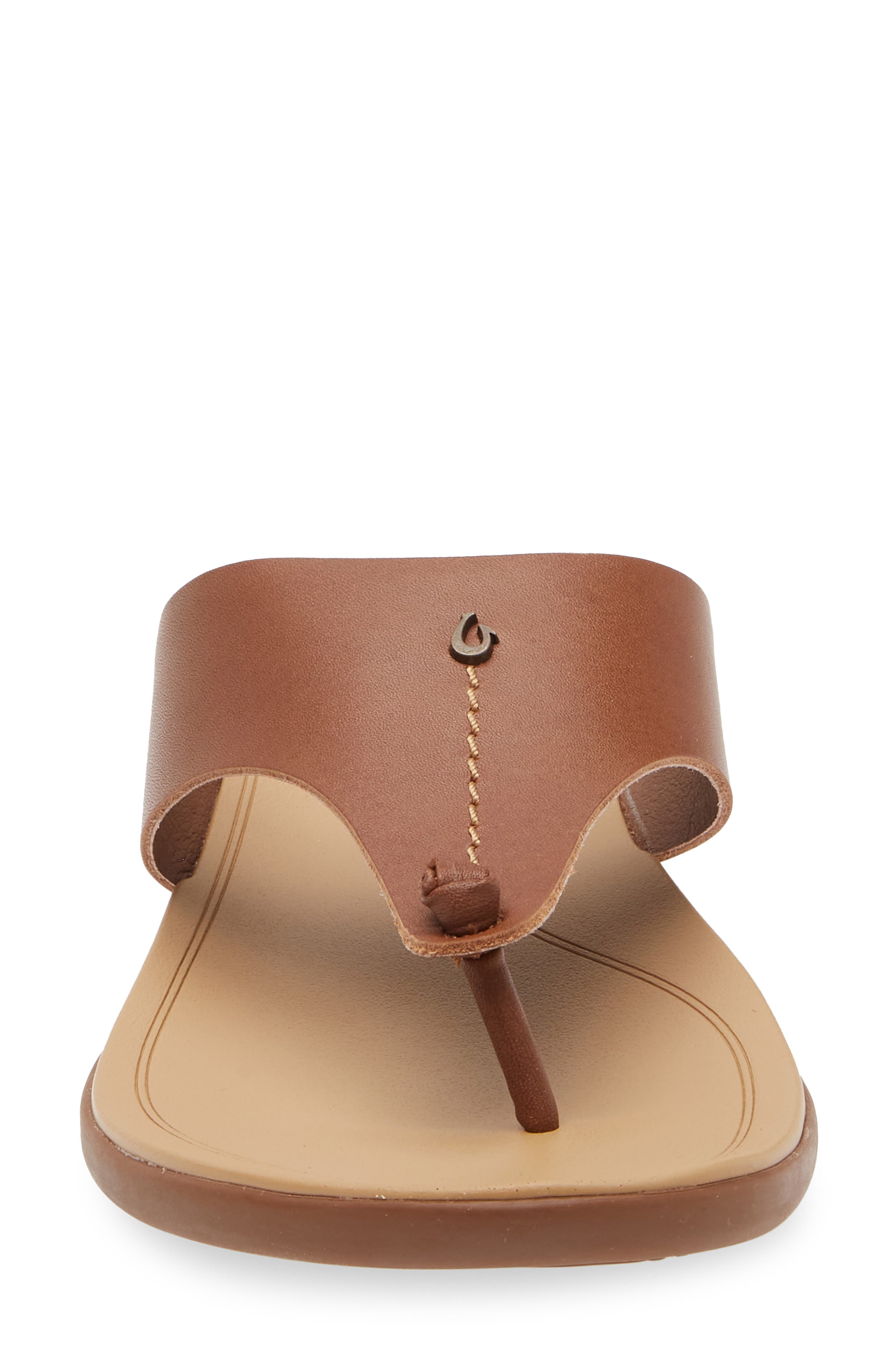 Ho'opio Mele Flip Flop, Alternate, color, TOFFEE / WARM SAND