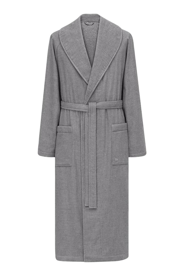 Aristo Men's Bathrobe, Alternate, color, Grey