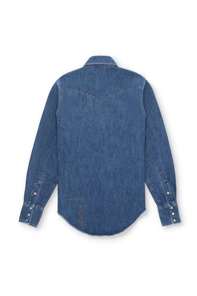 Yellowstone Stone Wash Denim Shirt, Alternate, color, MULTICOLOR