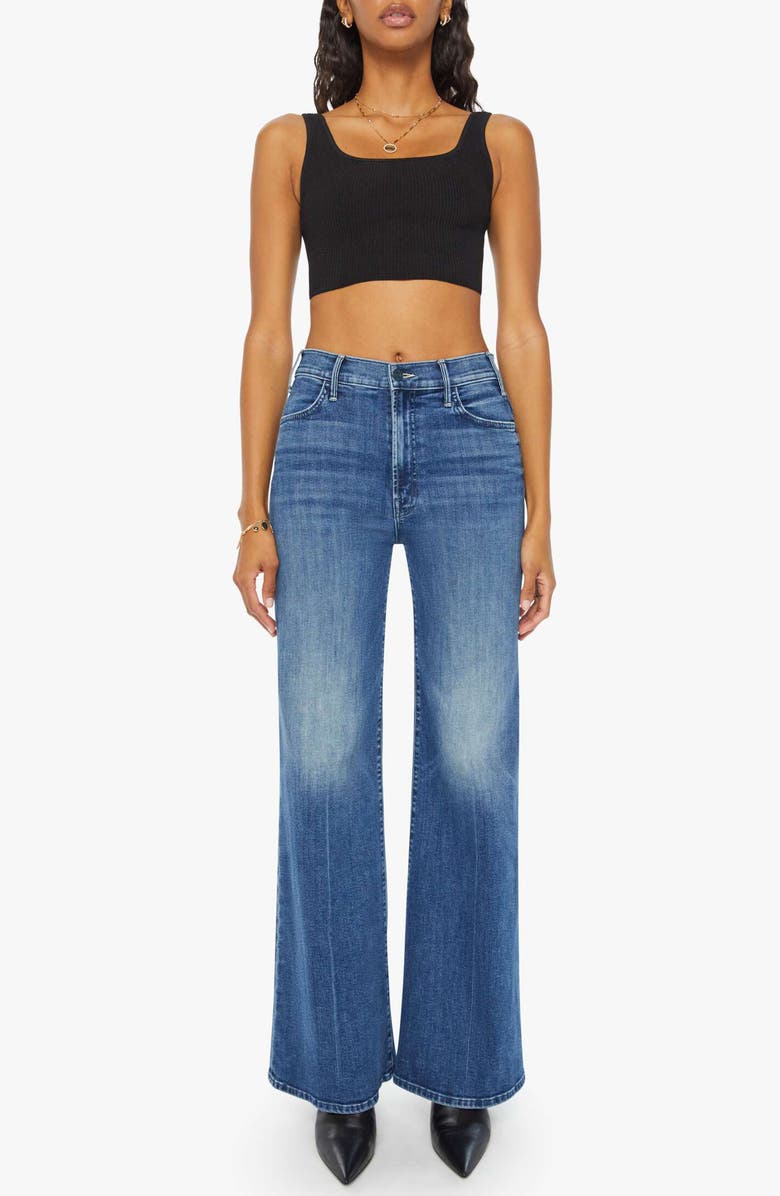 MOTHER The Hustler Roller Skimp Flare Jeans, Main, color,