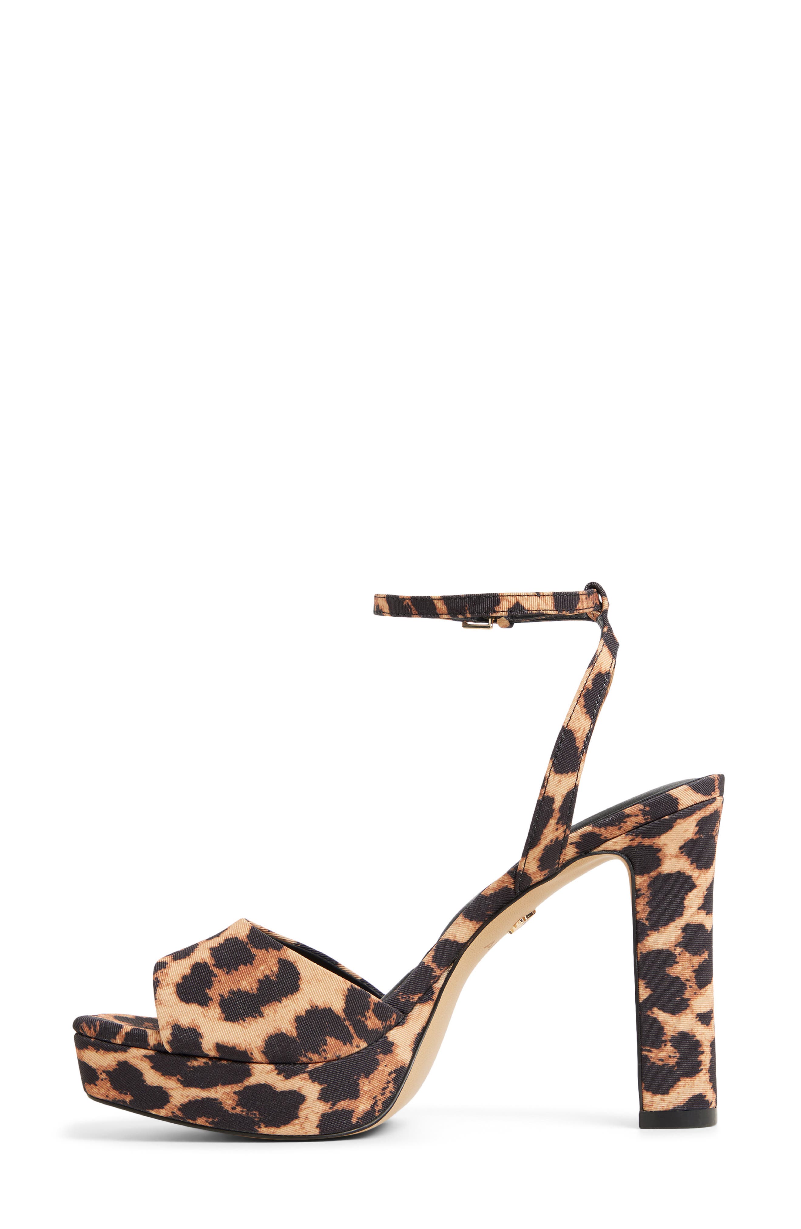 ALDO Chicgleam Ankle Strap Platform Sandal, Alternate, color, Brown Multi