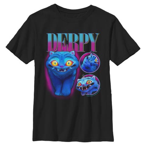 Boys' Supernatural Derpy Graphic Short Sleeve T-Shirt
