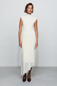 Et Ochs Francis Knit Combo Midi Dress