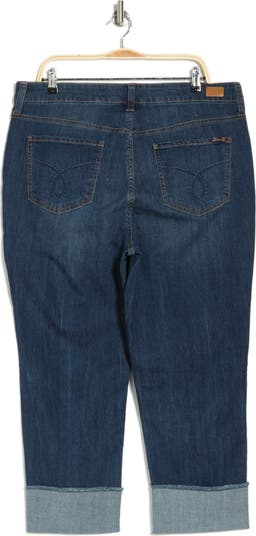 Slim Straight Cuff Denim Jeans