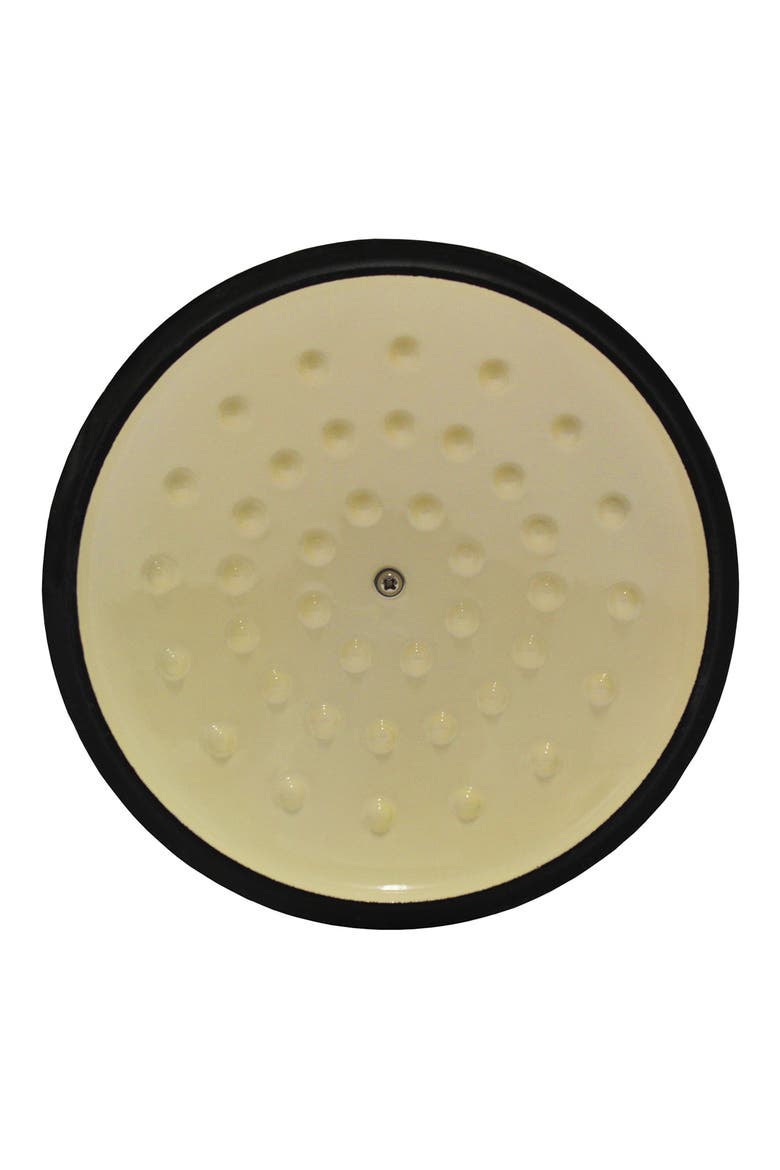 International Neo 7-Quart Cast Iron Round Covered Dutch Oven, Alternate, color, CREAM