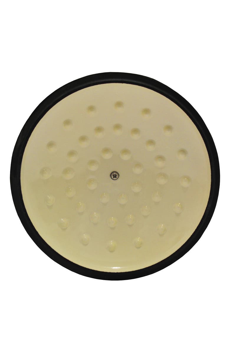 BergHOFF International Neo 7-Quart Cast Iron Round Covered Dutch Oven, Alternate, color, Cream