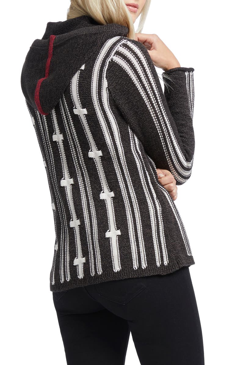 NIC+ZOE New Tracks Hoodie Cardigan, Alternate, color, 