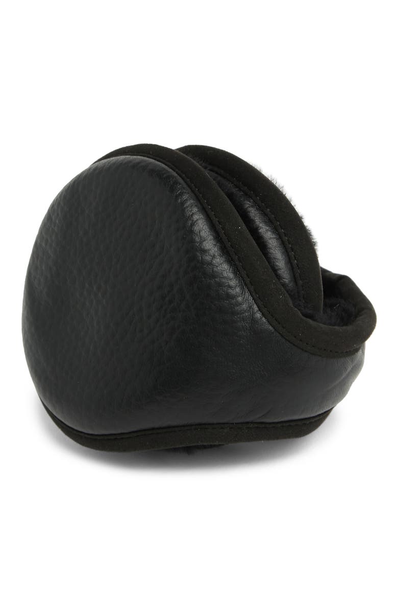 UGG® Leather Wrapped Genuine Shearling Ear Muffs (Men) | Nordstromrack