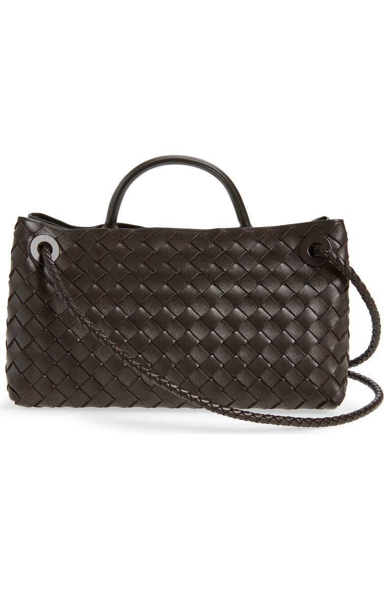 Bottega Veneta Small Andiamo Intrecciato Leather Shoulder Bag, Alternate, color, 2272 Fondant-M Brass-Fond