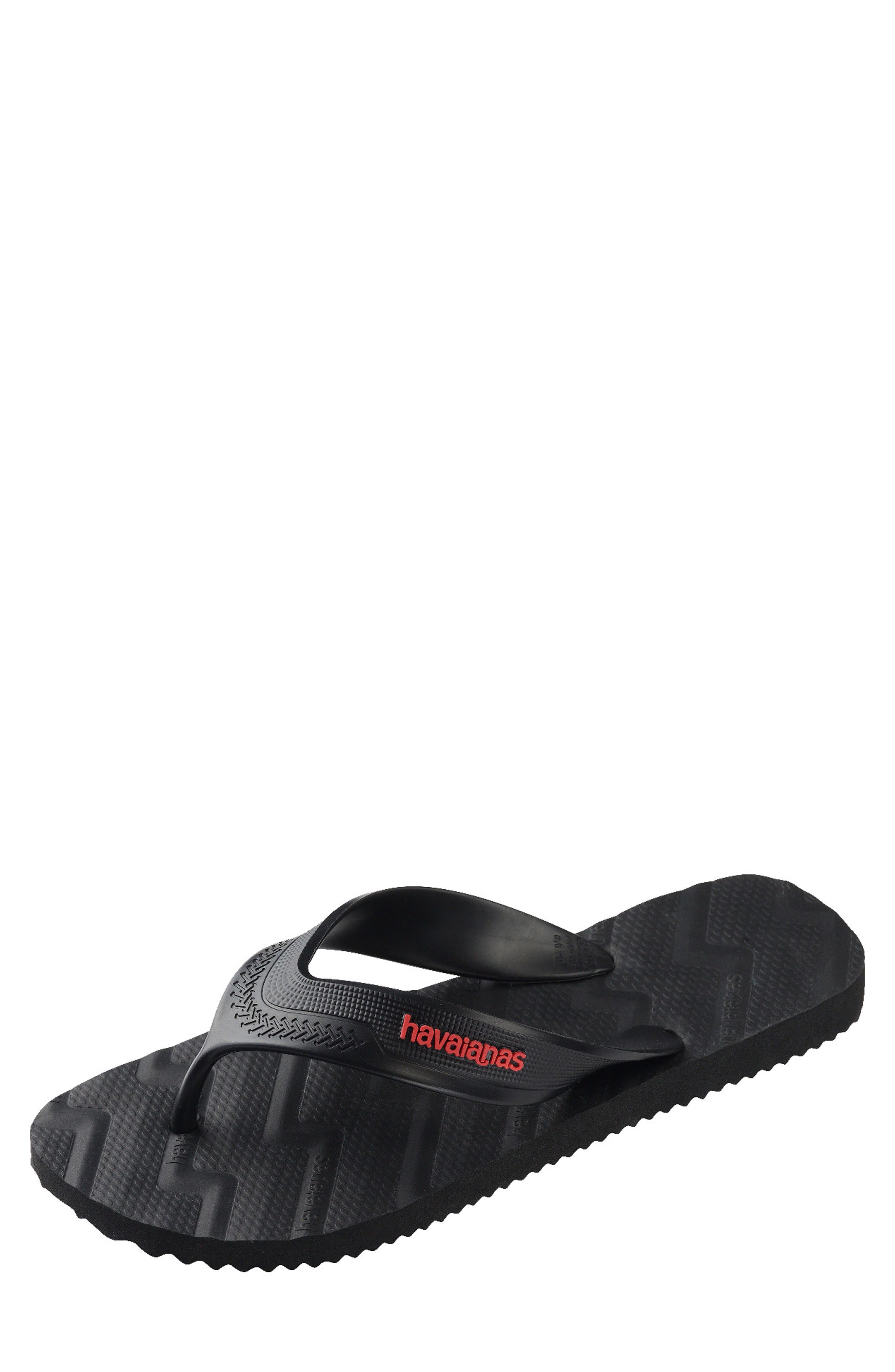 Track Waves Flip Flop, Alternate, color, BLACK