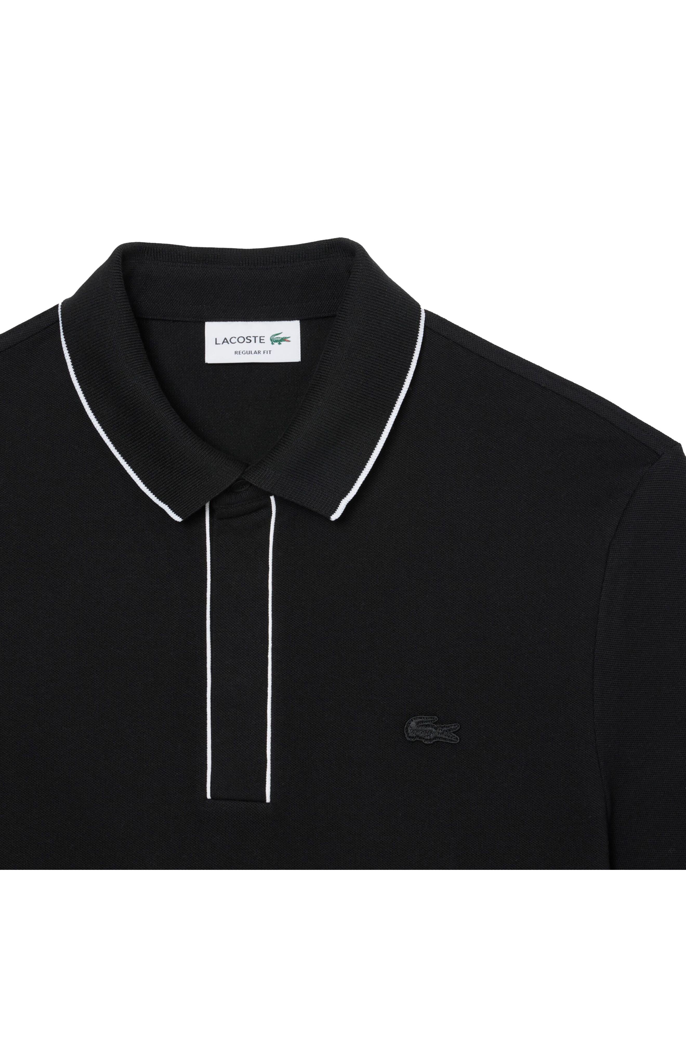 Lacoste Regular Fit Tipped Piqué Polo — фото 4