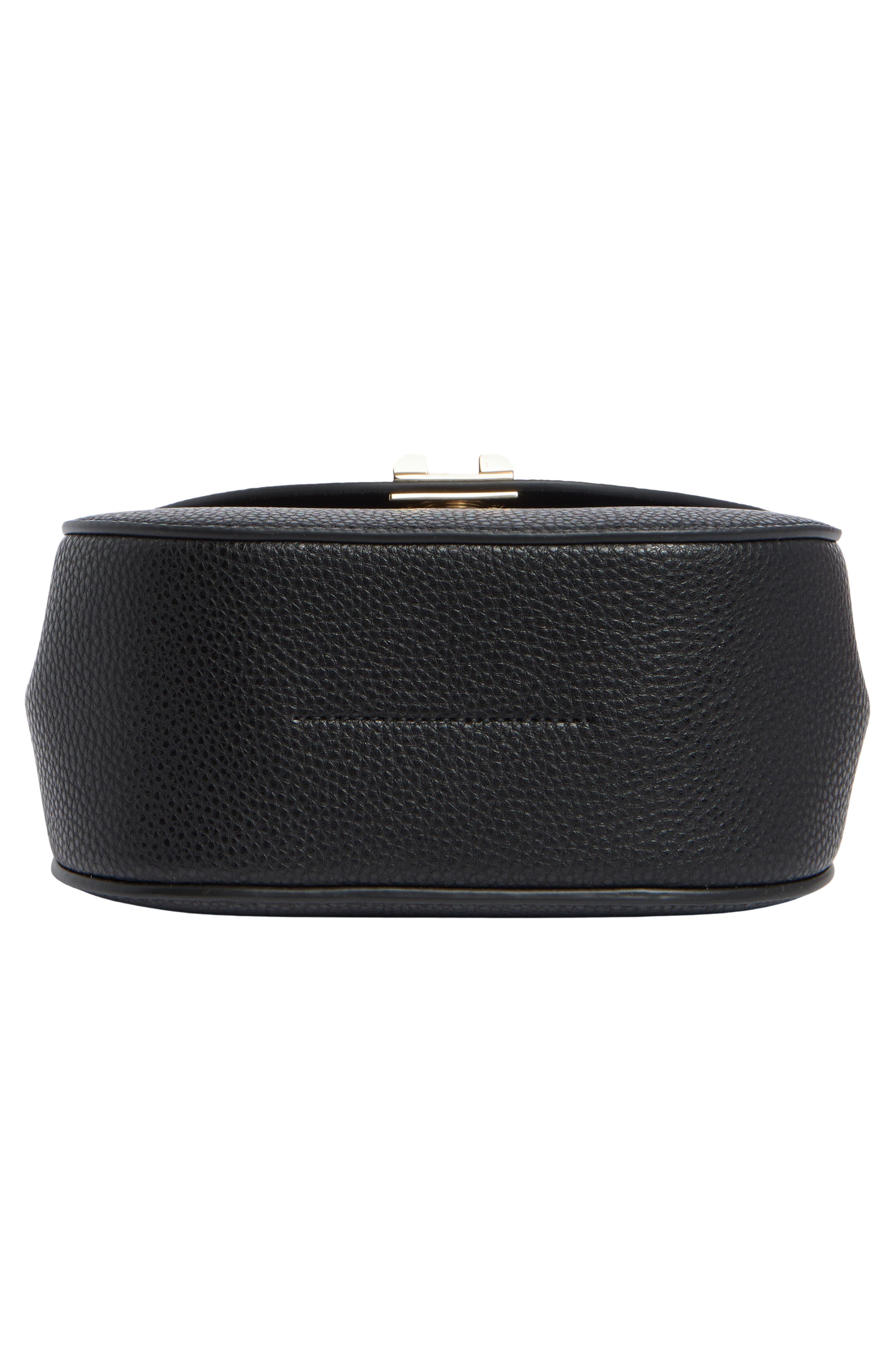 Furla Gardenia Mini Crossbody Bag, Alternate, color, Nero
