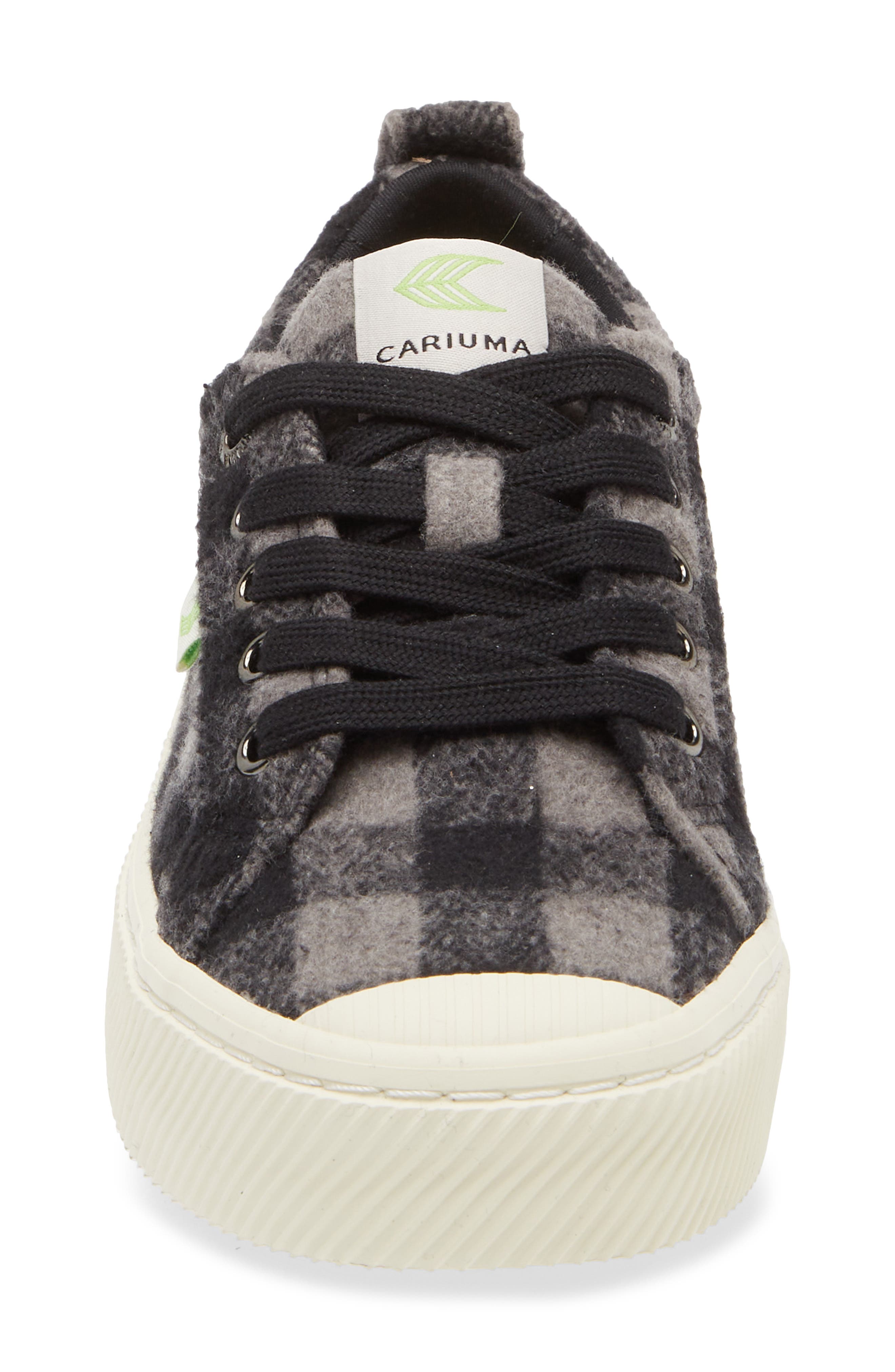 Cariuma OCA Low Cap Tie Sneaker, Alternate, color, Black