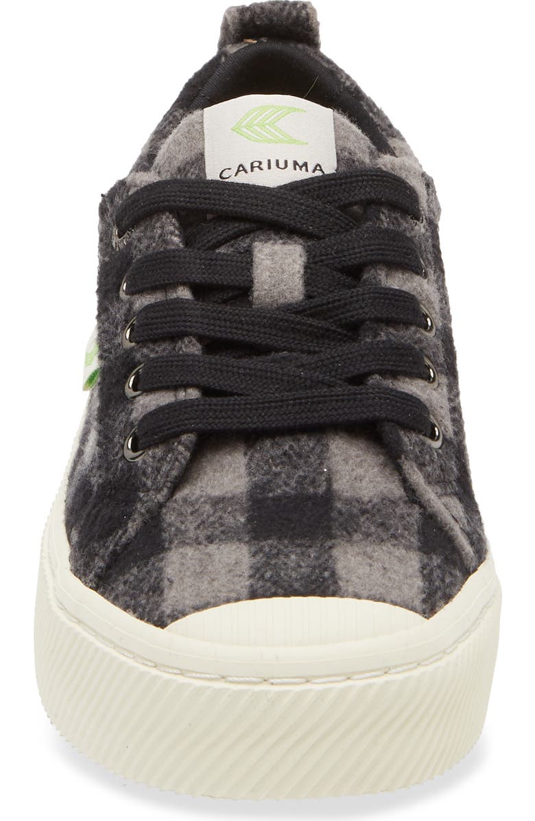 Cariuma OCA Low Cap Tie Sneaker, Alternate, color, Black