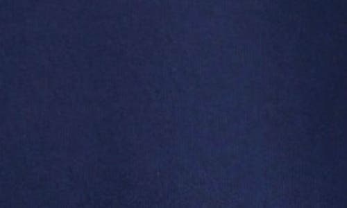 Madewell Relaxed Fit Cotton Blend Quarter Zip Pullover In Blue