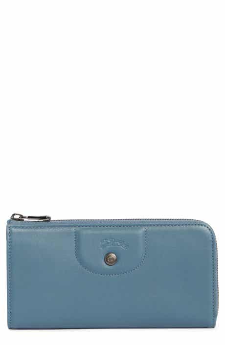 Longchamp Leather Zip Wallet
