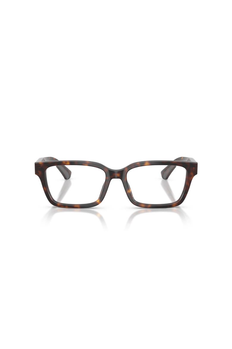 55mm Rectangle optical glasses, Alternate, color, Brown