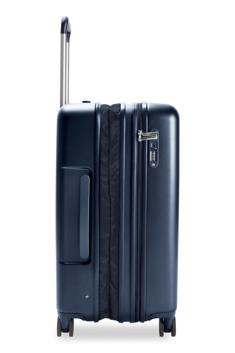 Sympatico Medium 27-Inch Expandable Spinner Luggage, Alternate, color, NAVY
