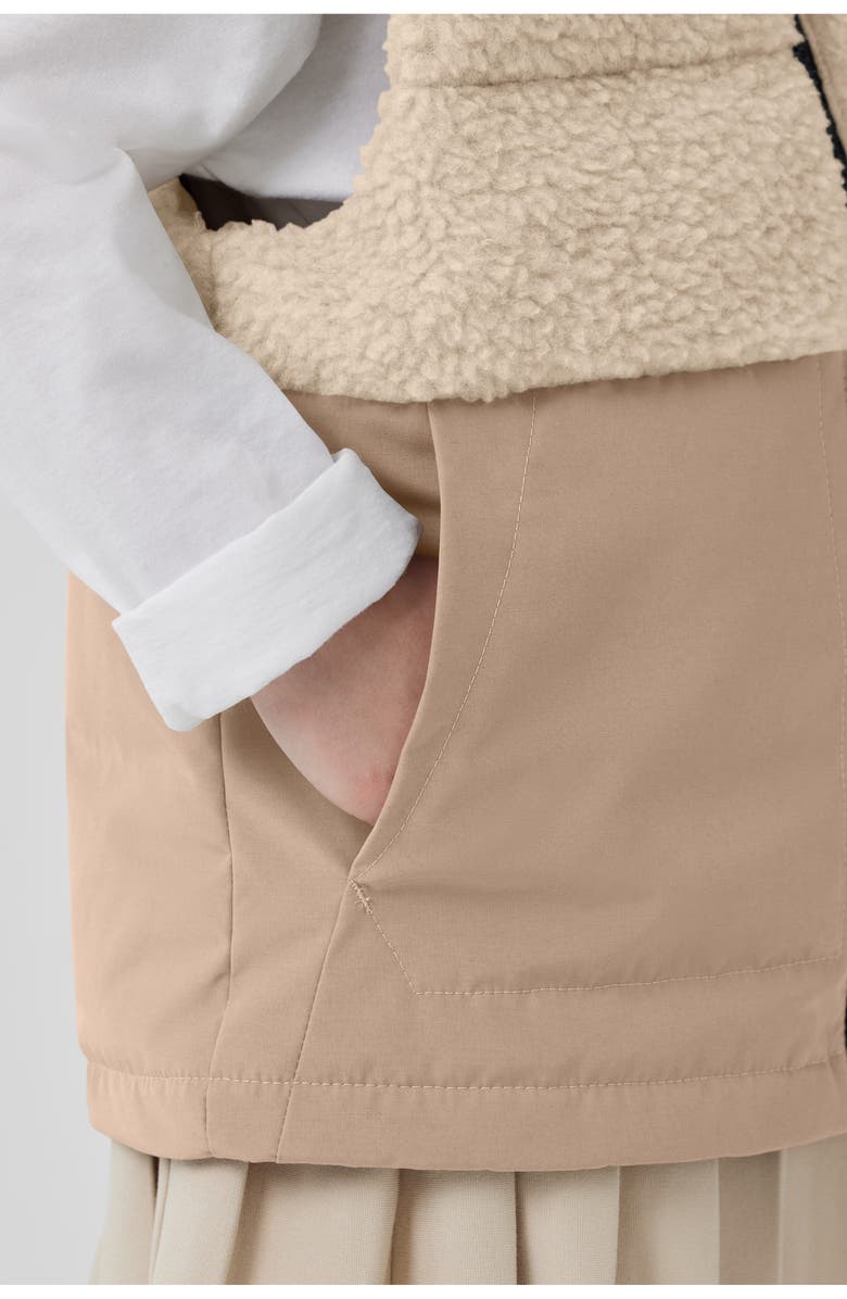 Canada Goose Kids' Elora Water Repellent 650-Fill-Power Down Vest, Alternate, color, Light Tan/ Tan-Tan Clair/ Tan