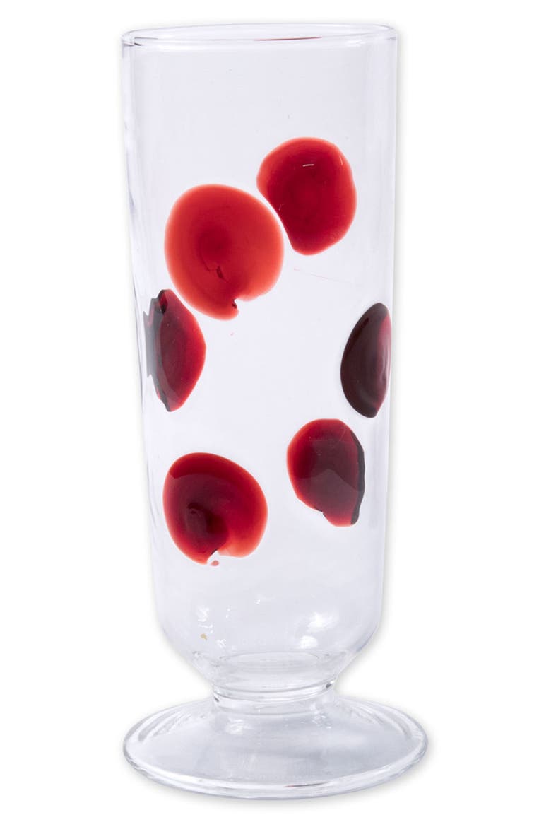 Drop Champagne Glass, Main, color, RED