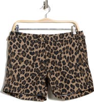 JEFFREY Leopard Swim Shorts