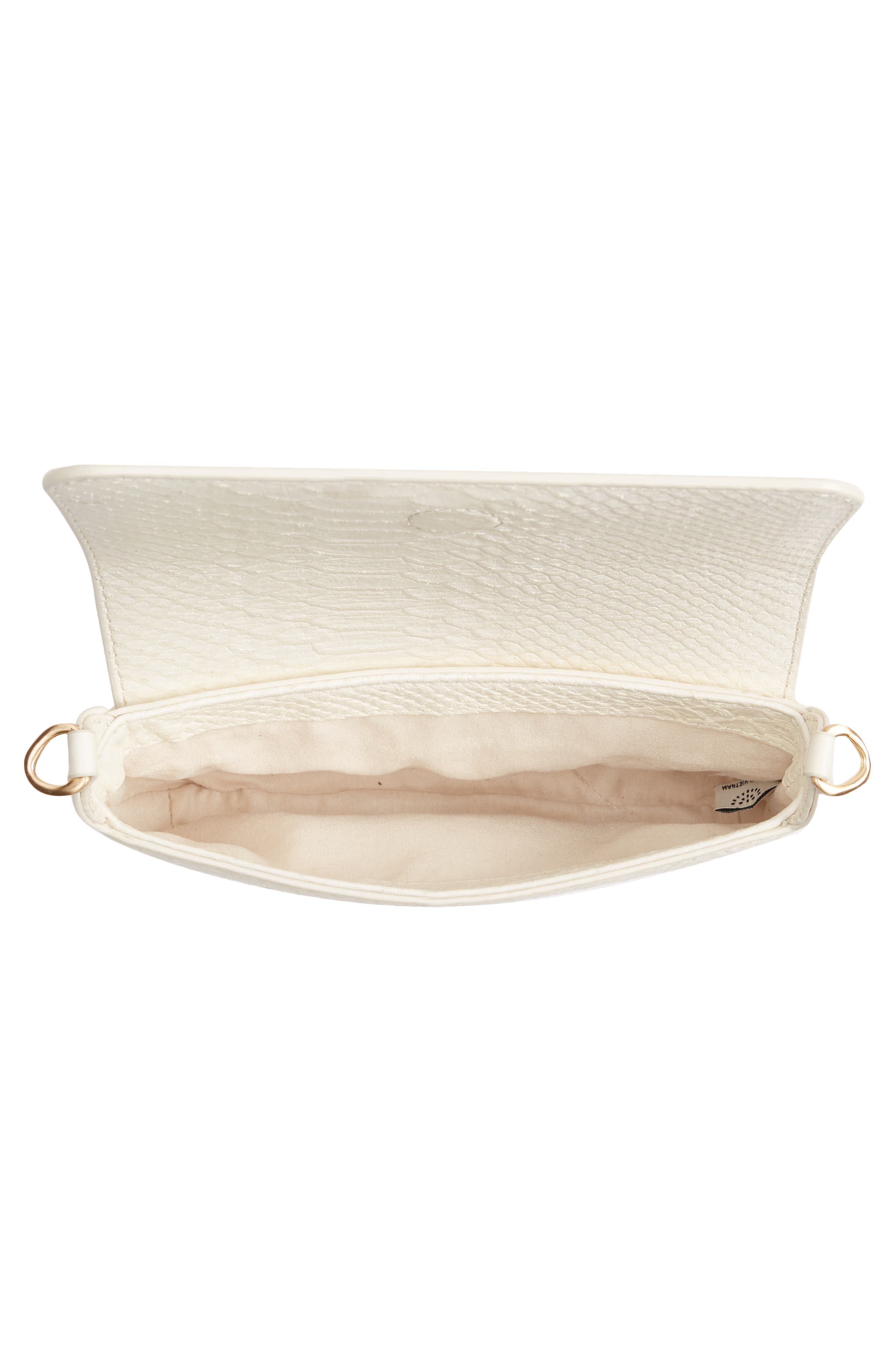 Damara Leather Shoulder Bag, Alternate, color, CLOUD