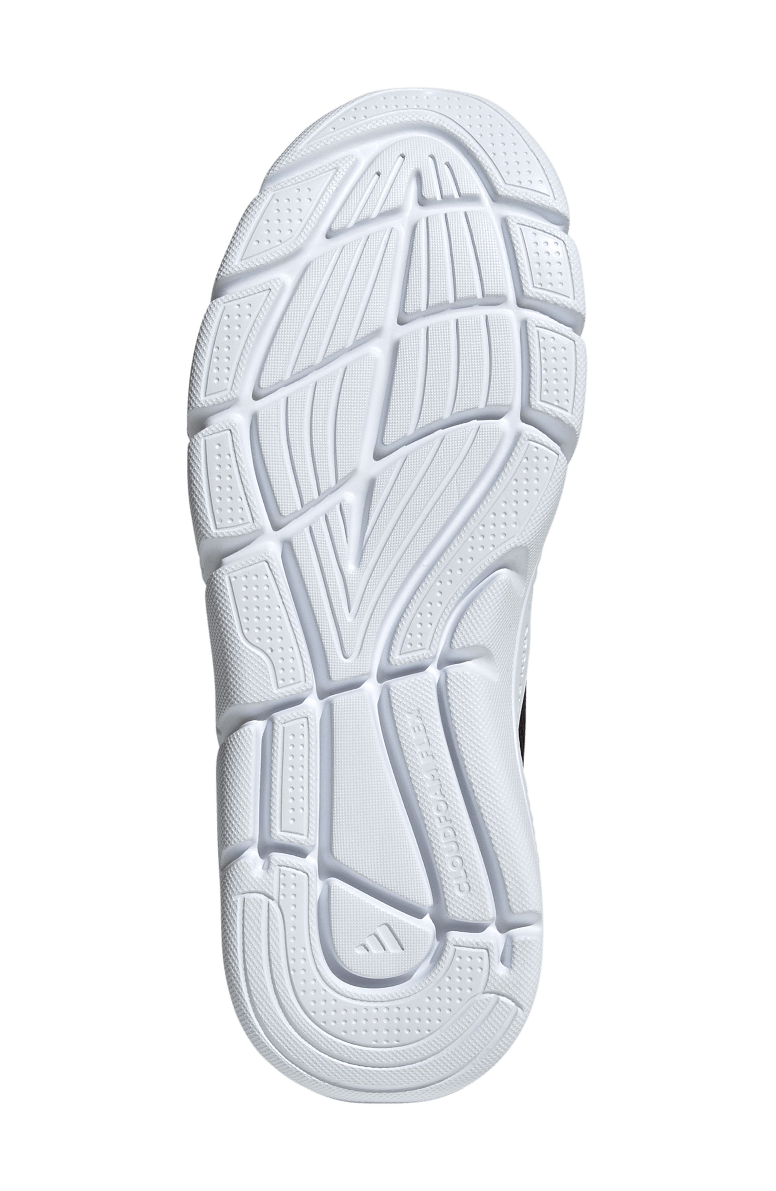 adidas Cloudfoam Flex Slounge Running Shoe, Alternate, color, Black/ White/ Almost Pink