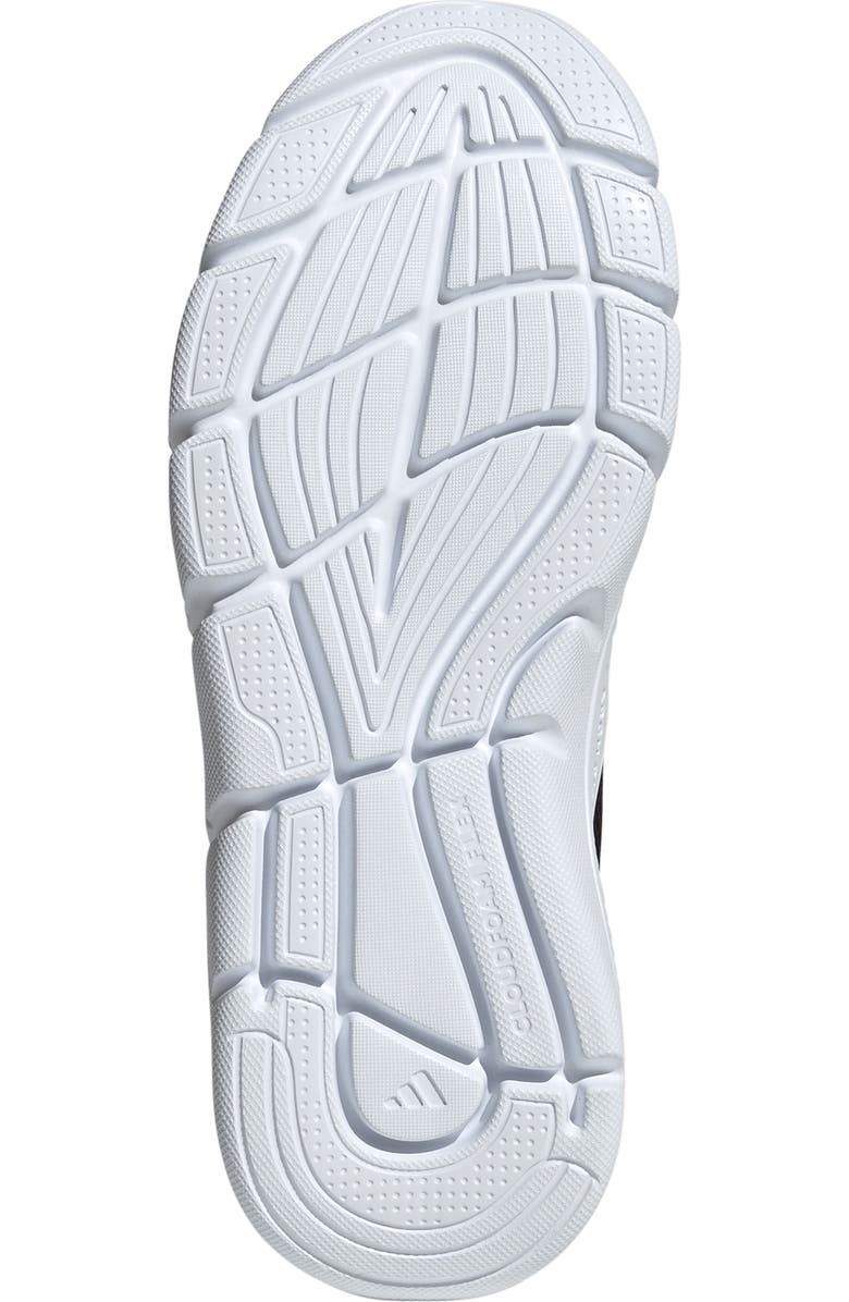 adidas Cloudfoam Flex Slounge Running Shoe, Alternate, color, Black/ White/ Almost Pink