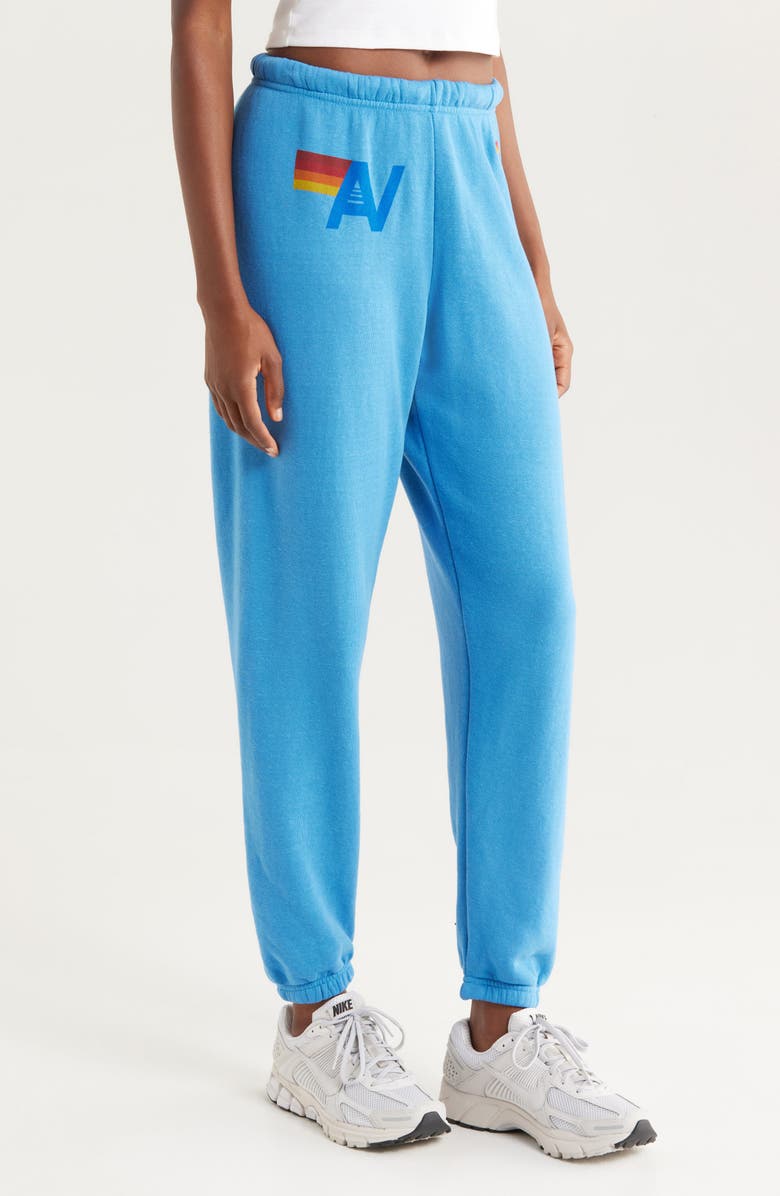 Aviator Nation AV Sweatpants, Alternate, color, Cobalt