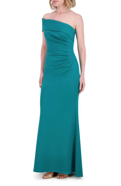 ELIZA J ELIZA J OFF THE SHOULDER FIT & FLARE GOWN
