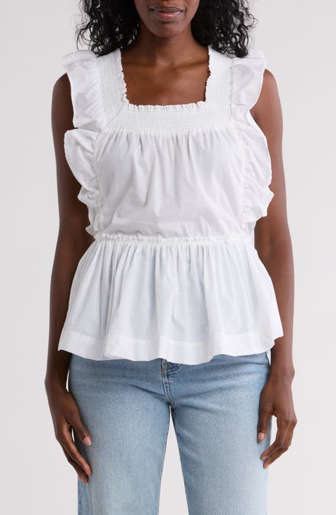 Smocked Cotton Top