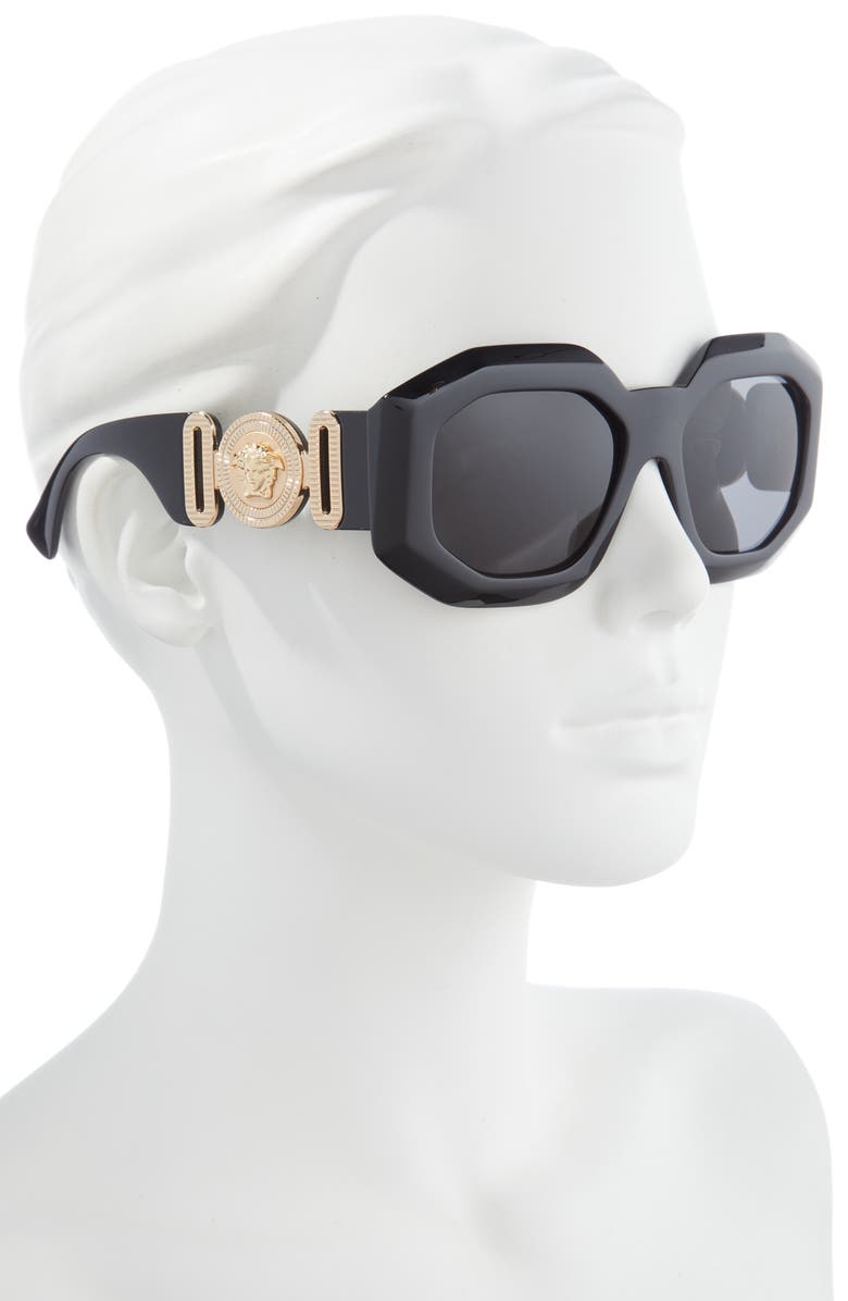Versace 56mm Square Sunglasses, Alternate, color,