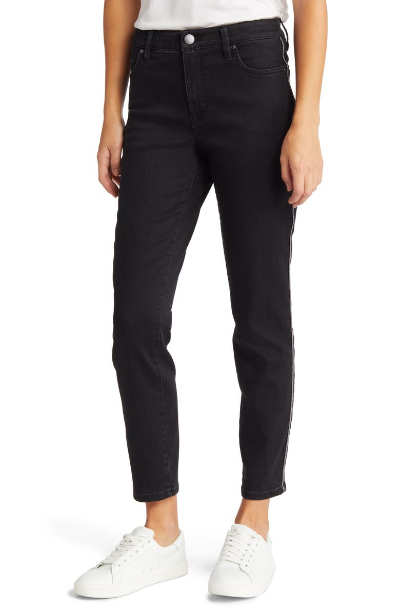 Tommy Bahama Boracay High Waist Ankle Straight Leg Jeans, Main, color, 