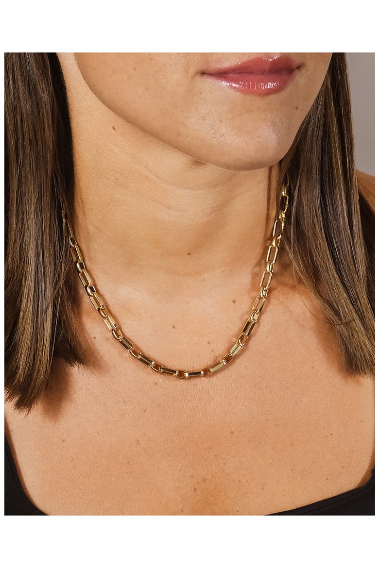 Elara Chain Necklace, Alternate, color, GOLD