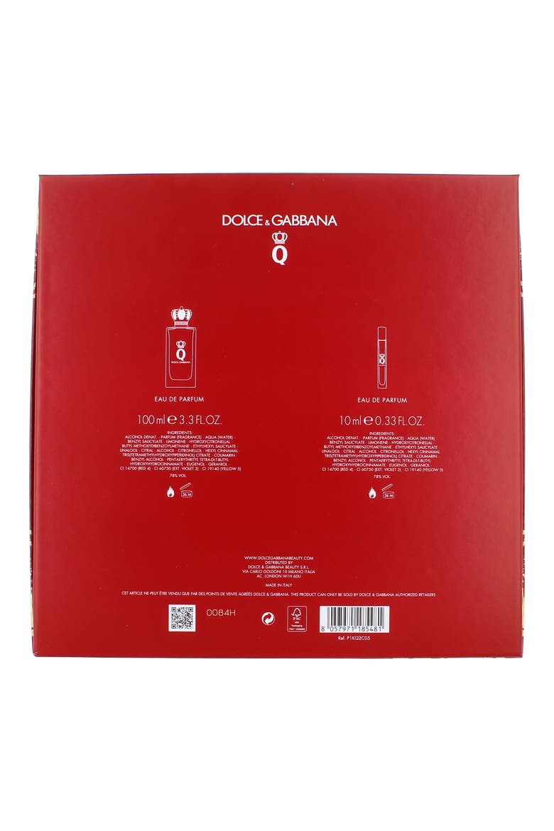 Q by Dolce&Gabbana Eau de Parfum Set $196 Value, Alternate, color, NO COLOR