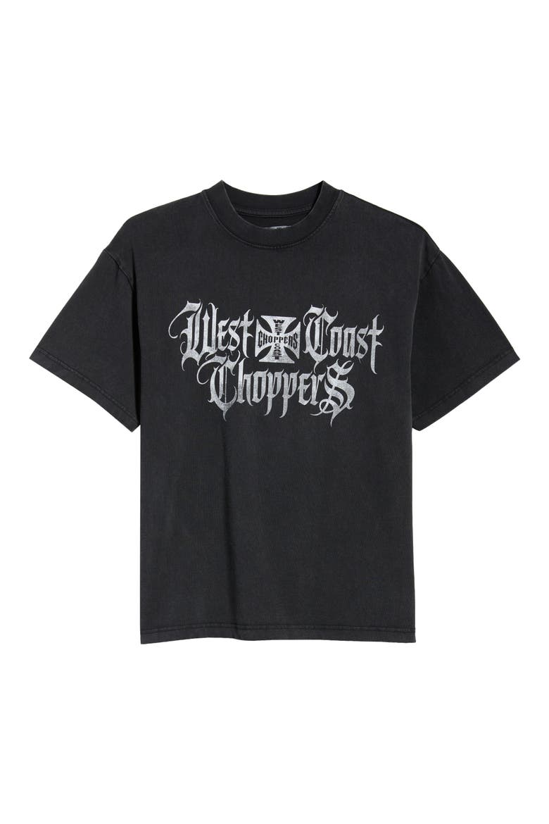 West Coast Choppers Cotton Graphic T-Shirt, Alternate, color, WASHED BLACK