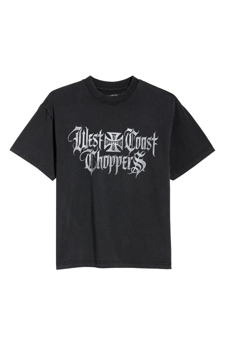 ID Supply Co West Coast Choppers Cotton Graphic T-Shirt, Alternate, color, Washed Black
