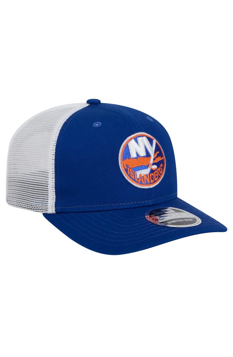 New Era Men's New Era Royal New York Islanders Core Trucker 9SEVENTY Stretch-Snap Hat, Alternate, color, 