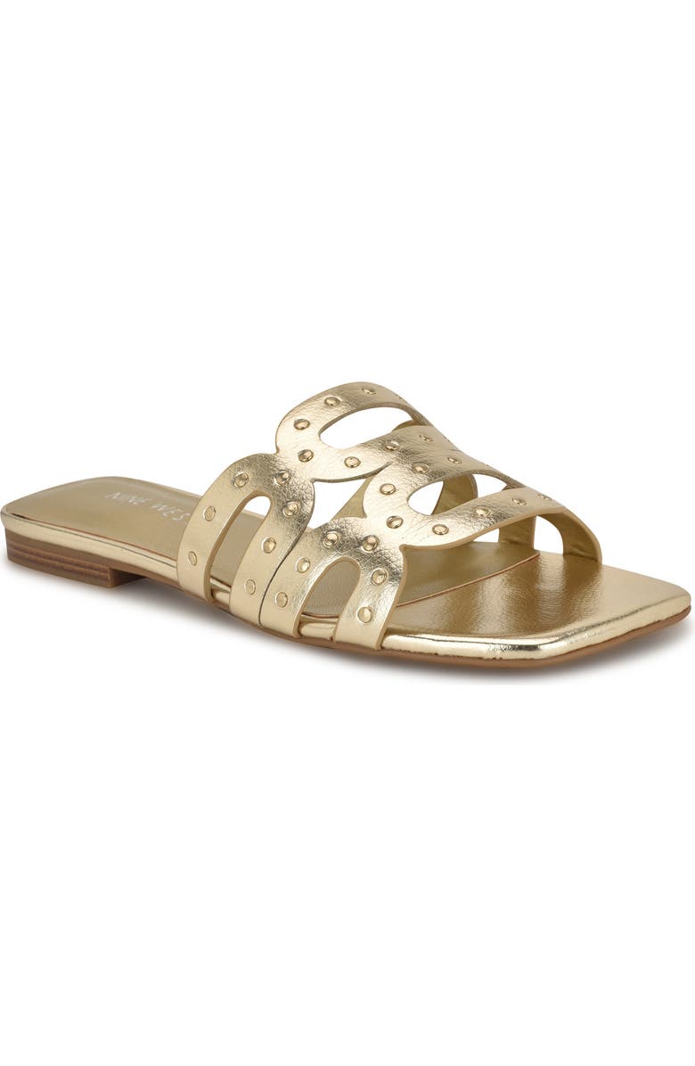 Nine West McKinna 3 Sandal, Main, color, Platino