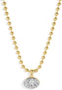 LILI CLASPE Cleo Oval Pendant Necklace