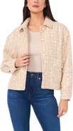 Vince Camuto Sequin Tweed Jacket